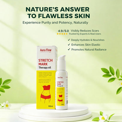 Aura Flow™ Stretch Mark Therapy Oil for Visible Results BUY 1 GET 1 FREE
