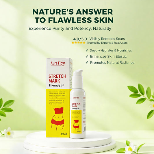 Aura Flow™ Stretch Mark Therapy Oil for Visible Results BUY 1 GET 1 FREE