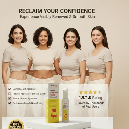 Aura Flow™ Stretch Mark Therapy Oil for Visible Results